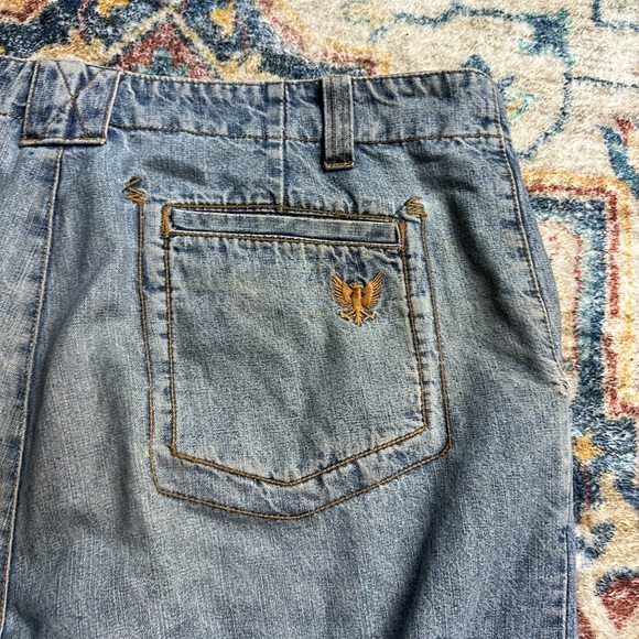 Vintage R2 Baggy Denim Shorts Size 39 - Picture 5 of 7